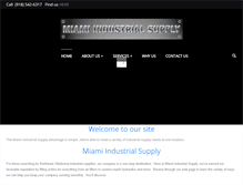 Tablet Screenshot of miamiindustrialsupply.com